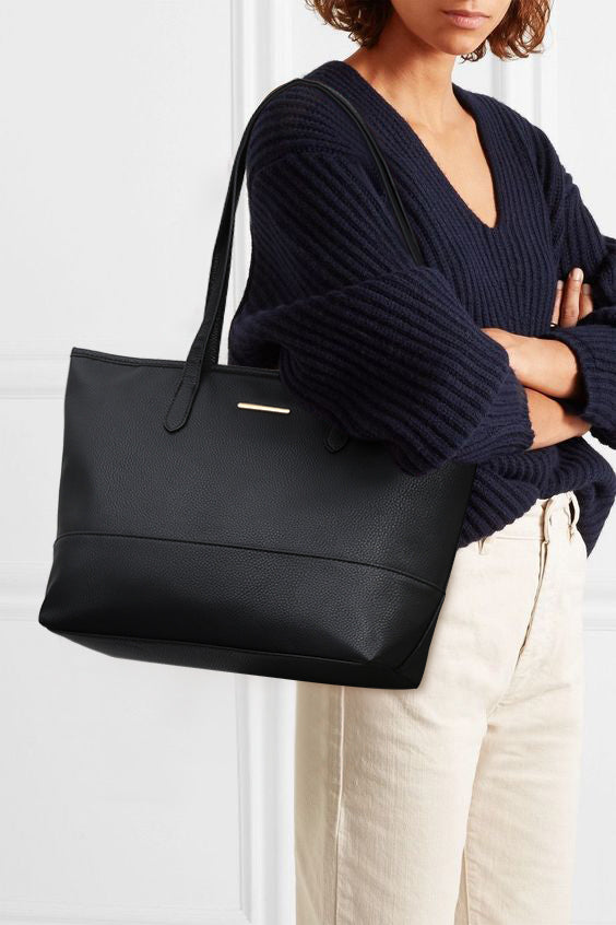 3PCS Women's Vegan Leather Tote Bag Set - Stylish Top Handle Satchel Purse Shoulder Bag Handbag and Wallet