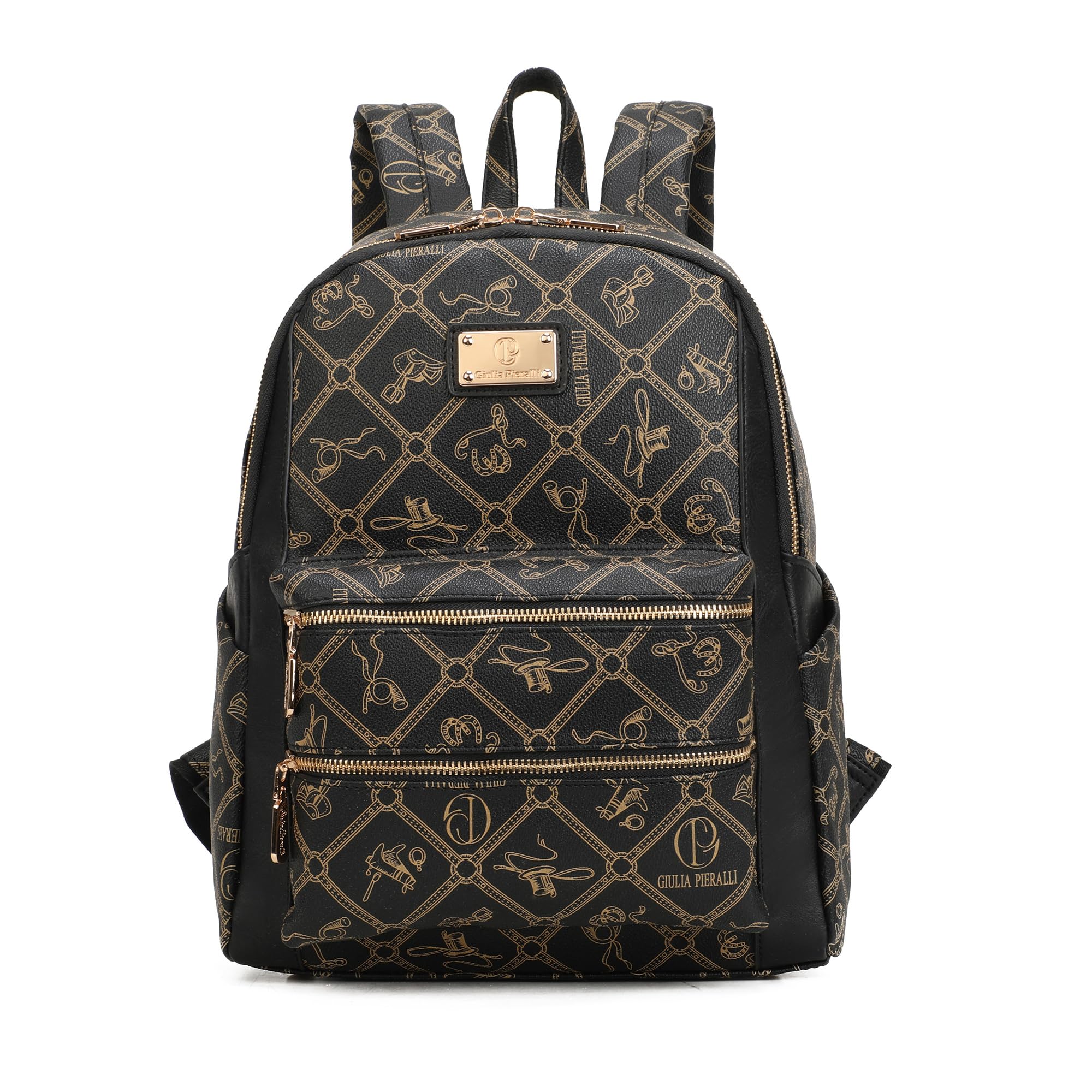 Women Fashion Backpack Purse Multi Pockets Anti-Theft Rucksack Travel Shoulder Bag Handbag Set 2pcs