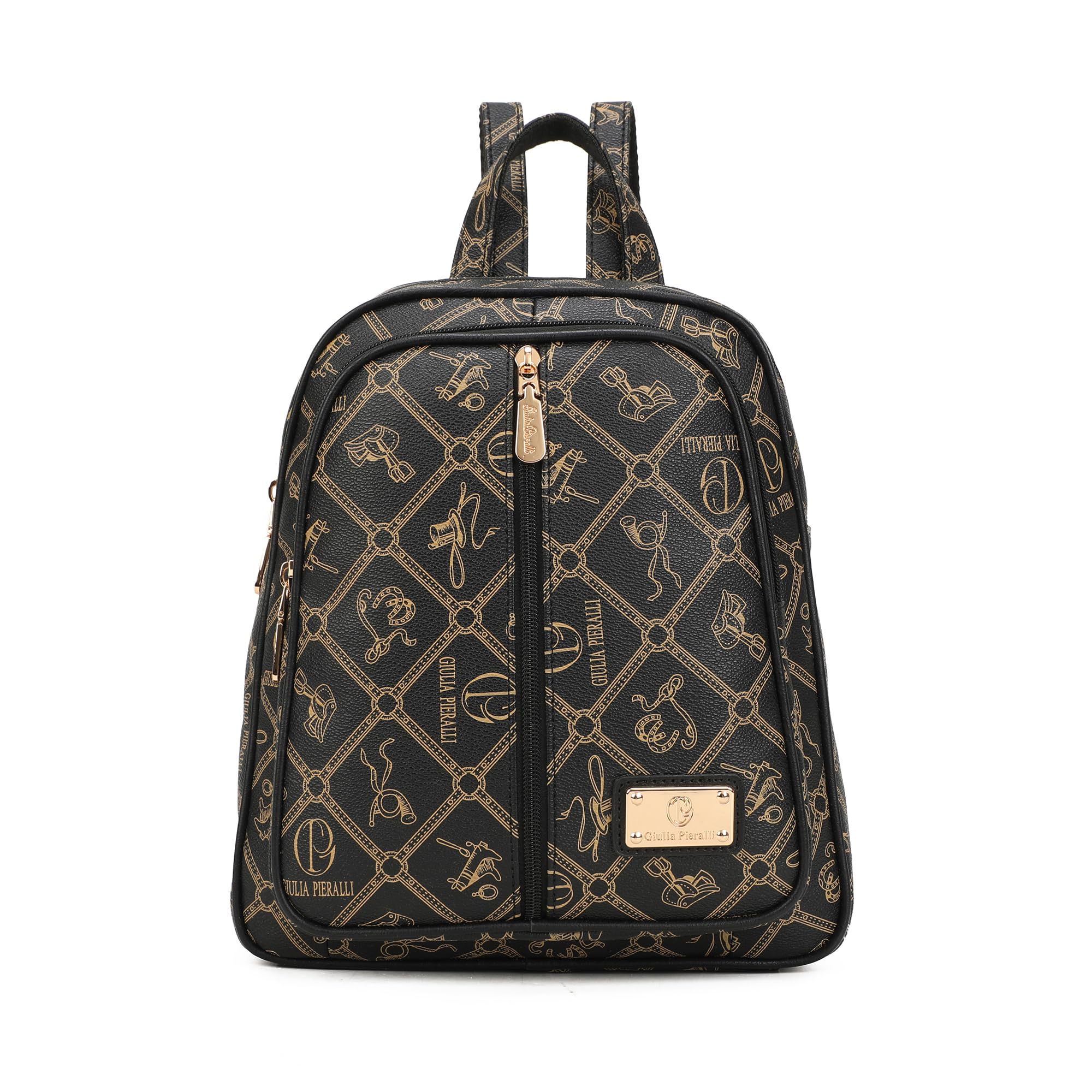 Women's Fashion Backpack Purse - Anti-Scratch Faux Leather Travel Bag with Multi-Pocket Organizer, Designer Pattern Top-Handle Satchel for Shopping and Daily Use