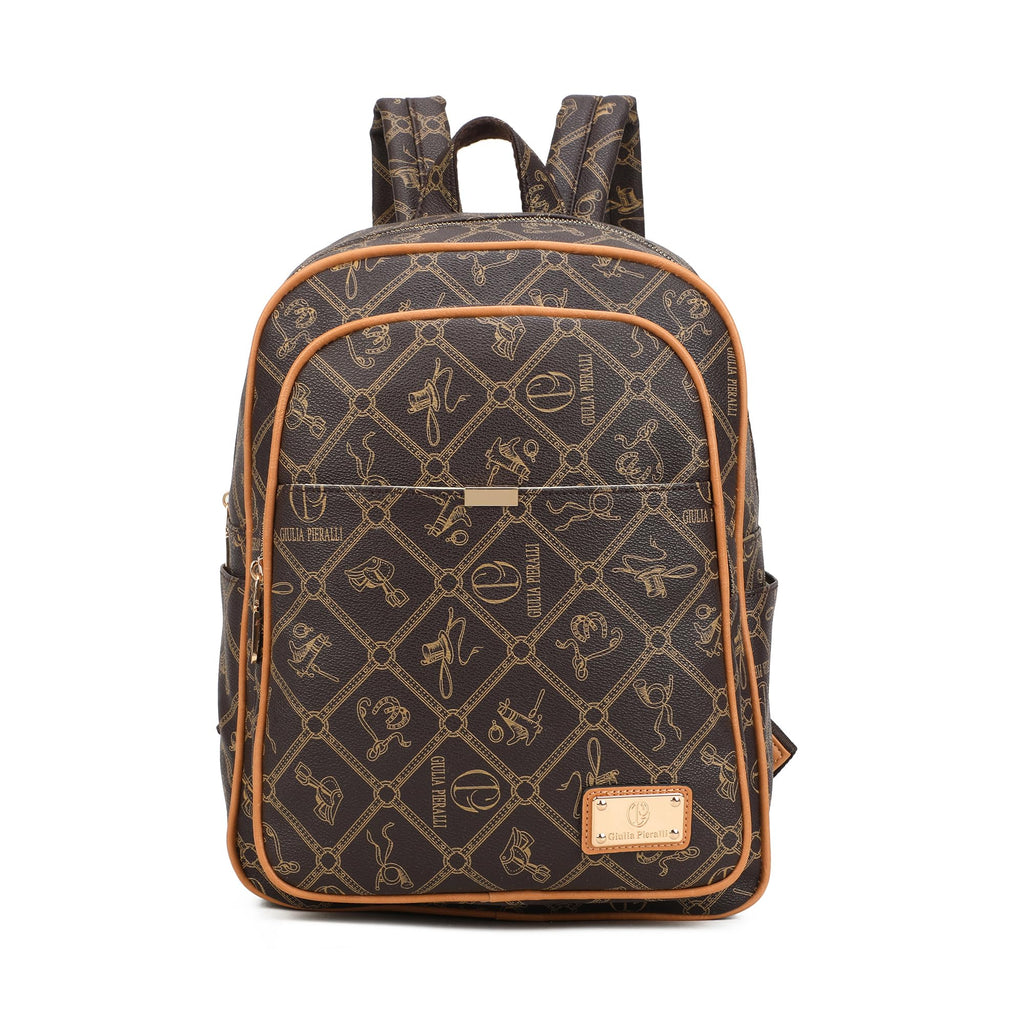 Elegant Women's Backpack Purse - Premium Anti-Scratch Vegan Leather Fashion Daypack with Multi-Pocket Organizer - Stylish Travel & Work Rucksack for Ladies