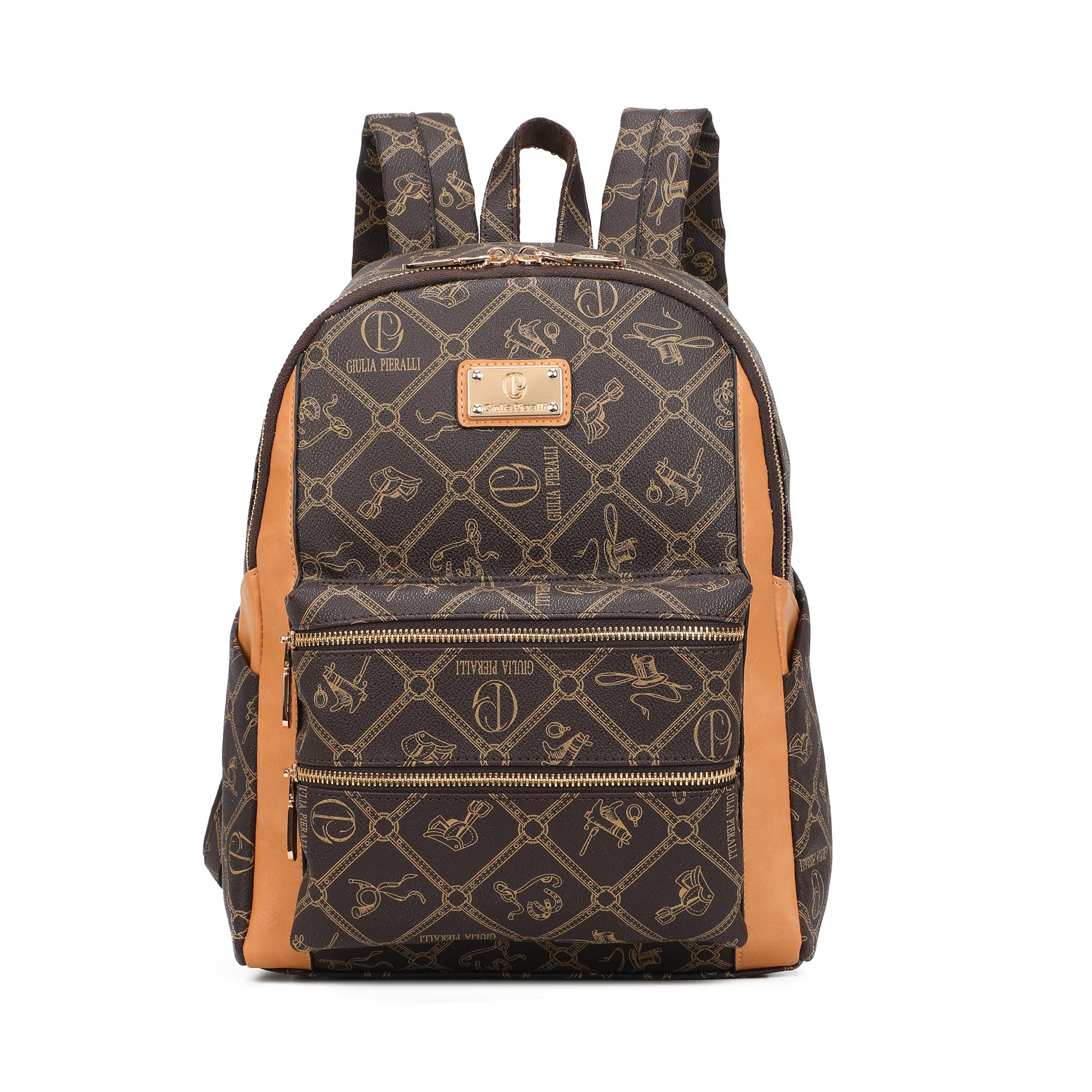 Women Fashion Backpack Purse Multi Pockets Anti-Theft Rucksack Travel Shoulder Bag Handbag Set 2pcs