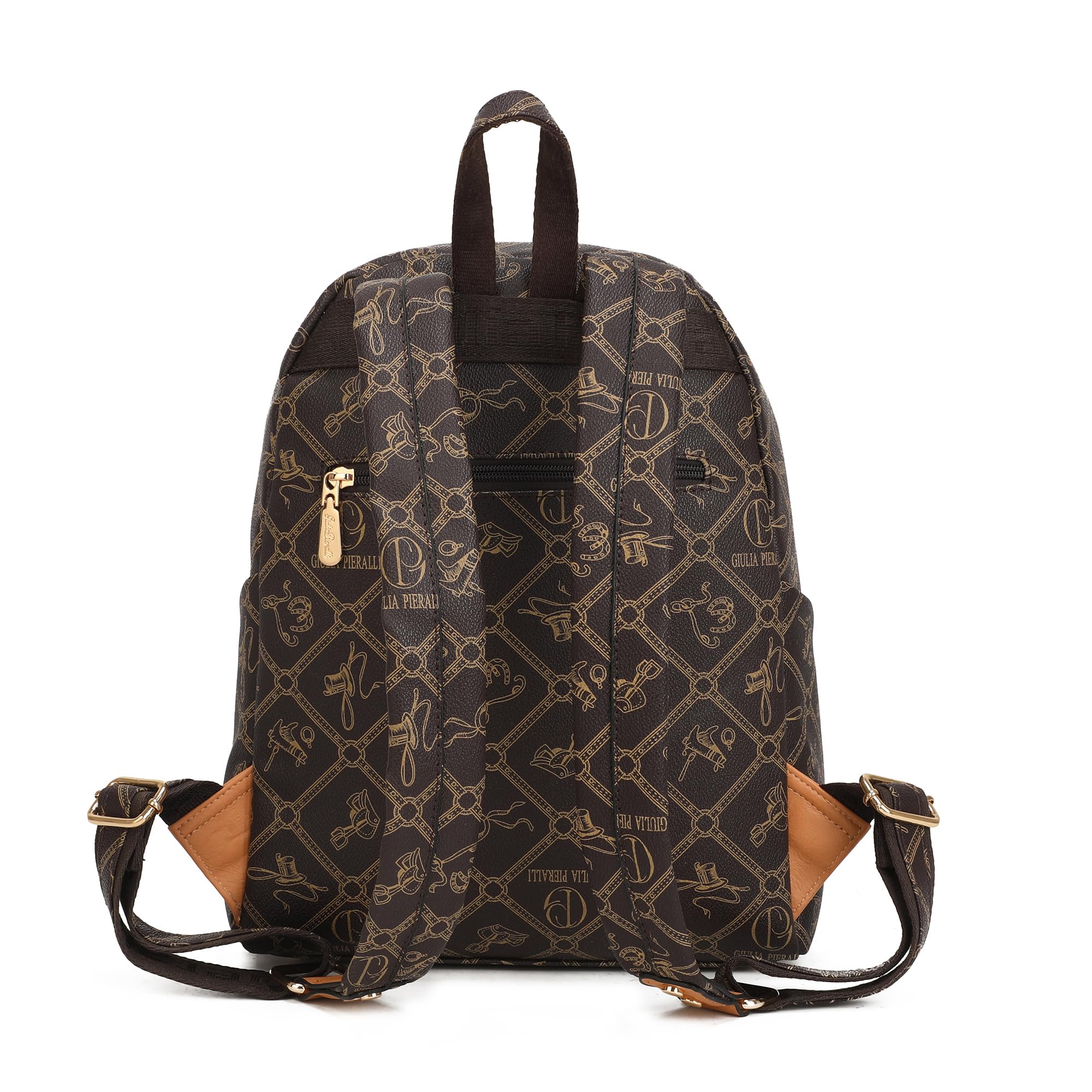 Women Fashion Backpack Purse Multi Pockets Anti-Theft Rucksack Travel Shoulder Bag Handbag Set 2pcs