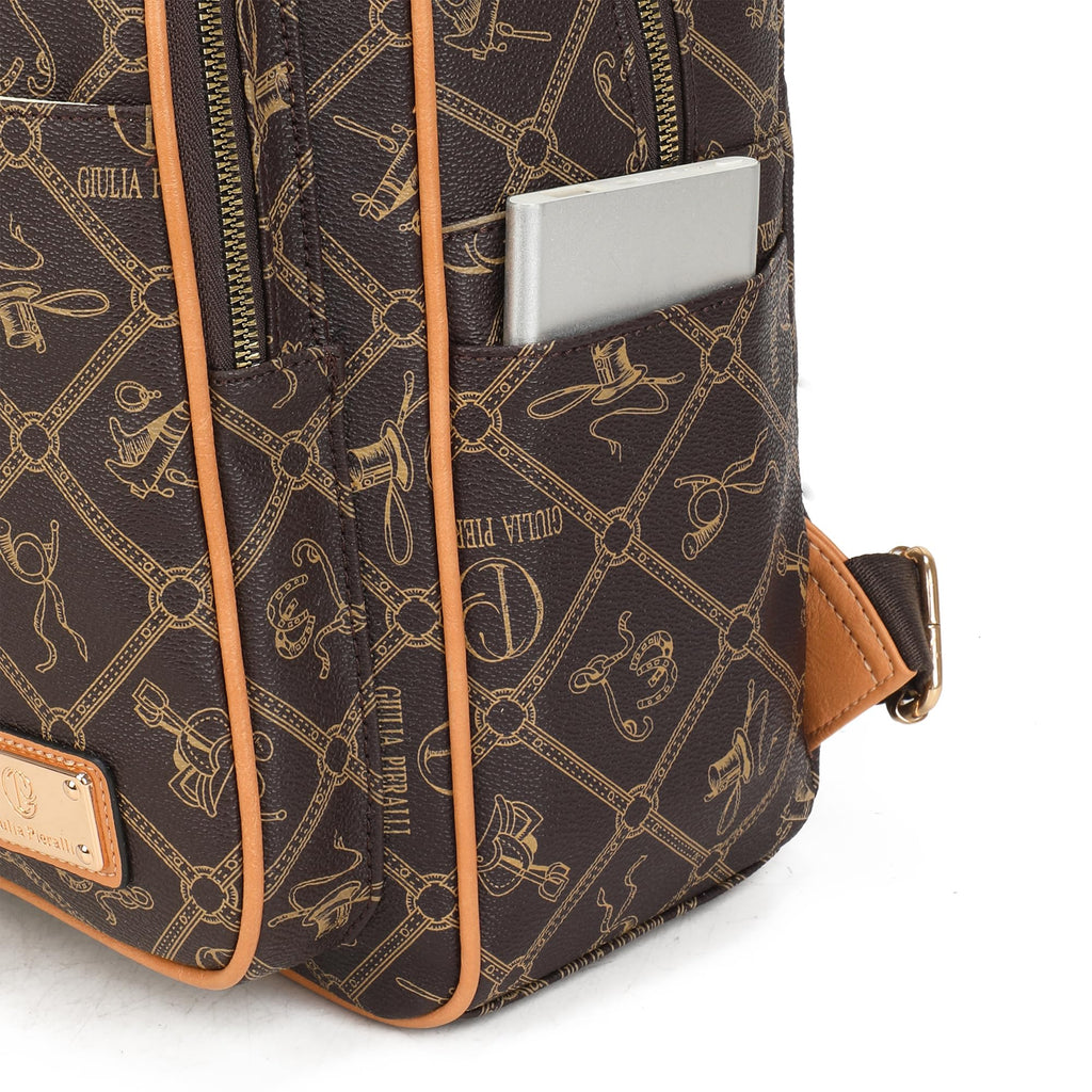 Elegant Women's Backpack Purse - Premium Anti-Scratch Vegan Leather Fashion Daypack with Multi-Pocket Organizer - Stylish Travel & Work Rucksack for Ladies