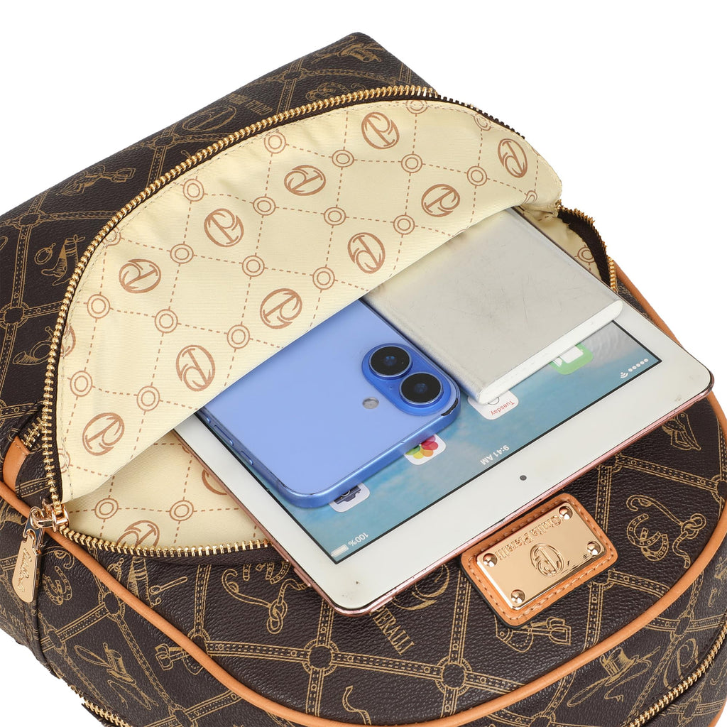 Women's Fashion Backpack - Designer Faux Leather Travel Rucksack, Anti-Scratch & Water-Resistant Stylish Daypack for Work, School, and Travel