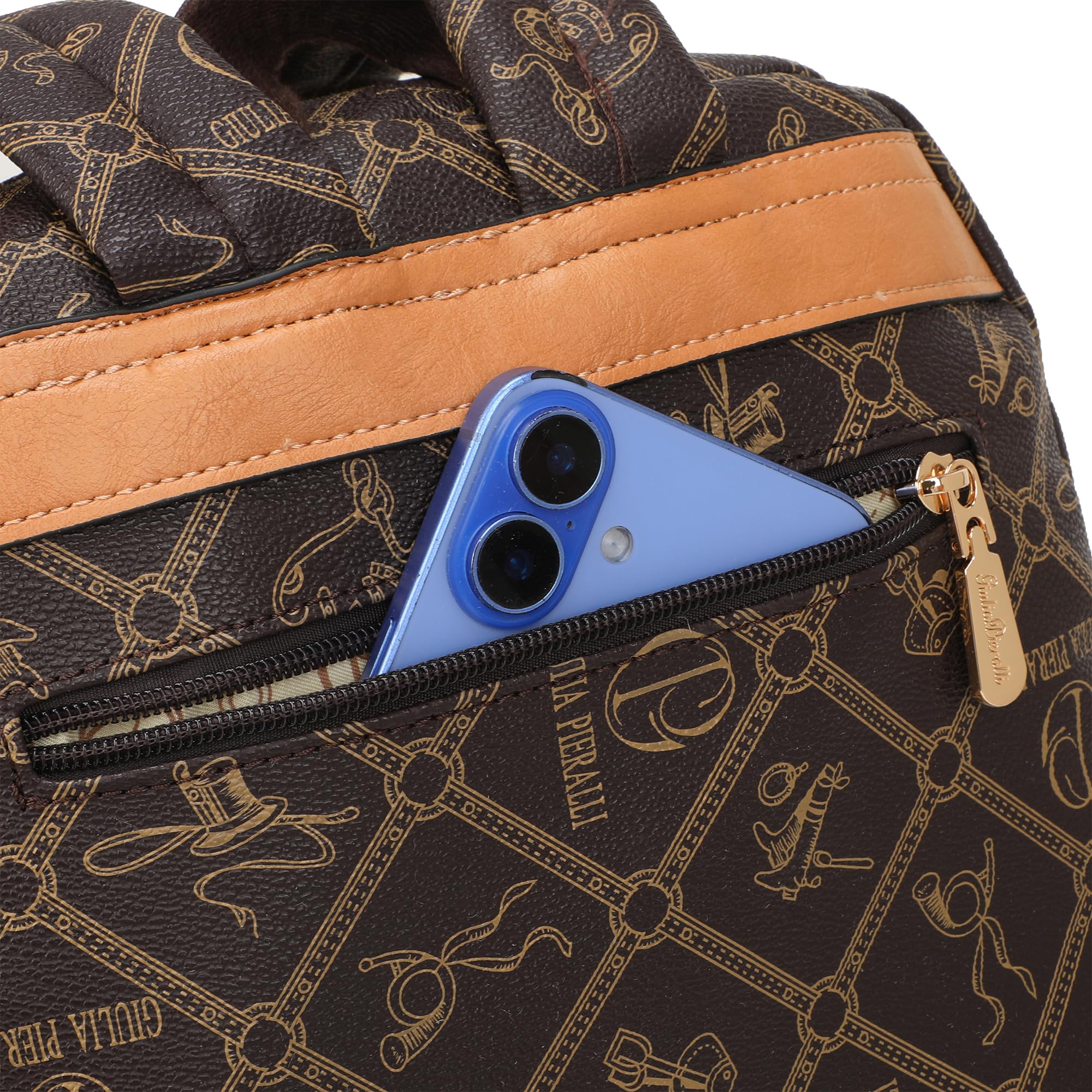 Elegant Women's Backpack Purse - Premium Anti-Scratch Vegan Leather Fashion Daypack with Multi-Pocket Organizer - Stylish Travel & Work Rucksack for Ladies