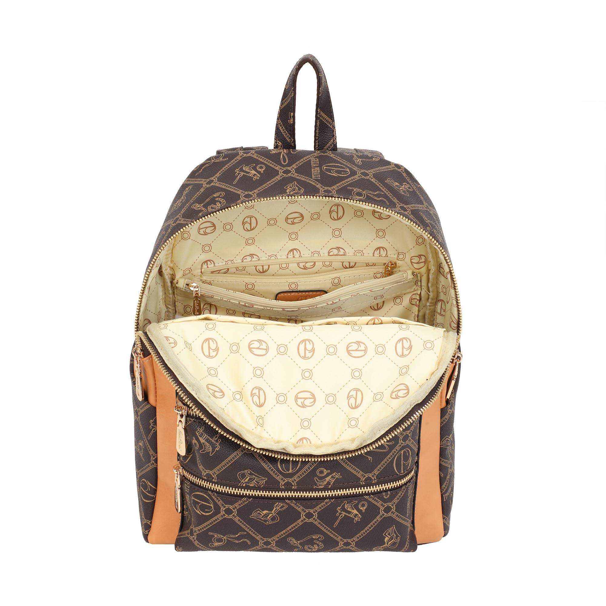 Women Fashion Backpack Purse Multi Pockets Anti-Theft Rucksack Travel Shoulder Bag Handbag Set 2pcs