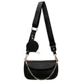 3pcs Crossbody Bags for Women PU Leather Shoulder Purse with Removable Strap Fashion Handbag for Daily Use