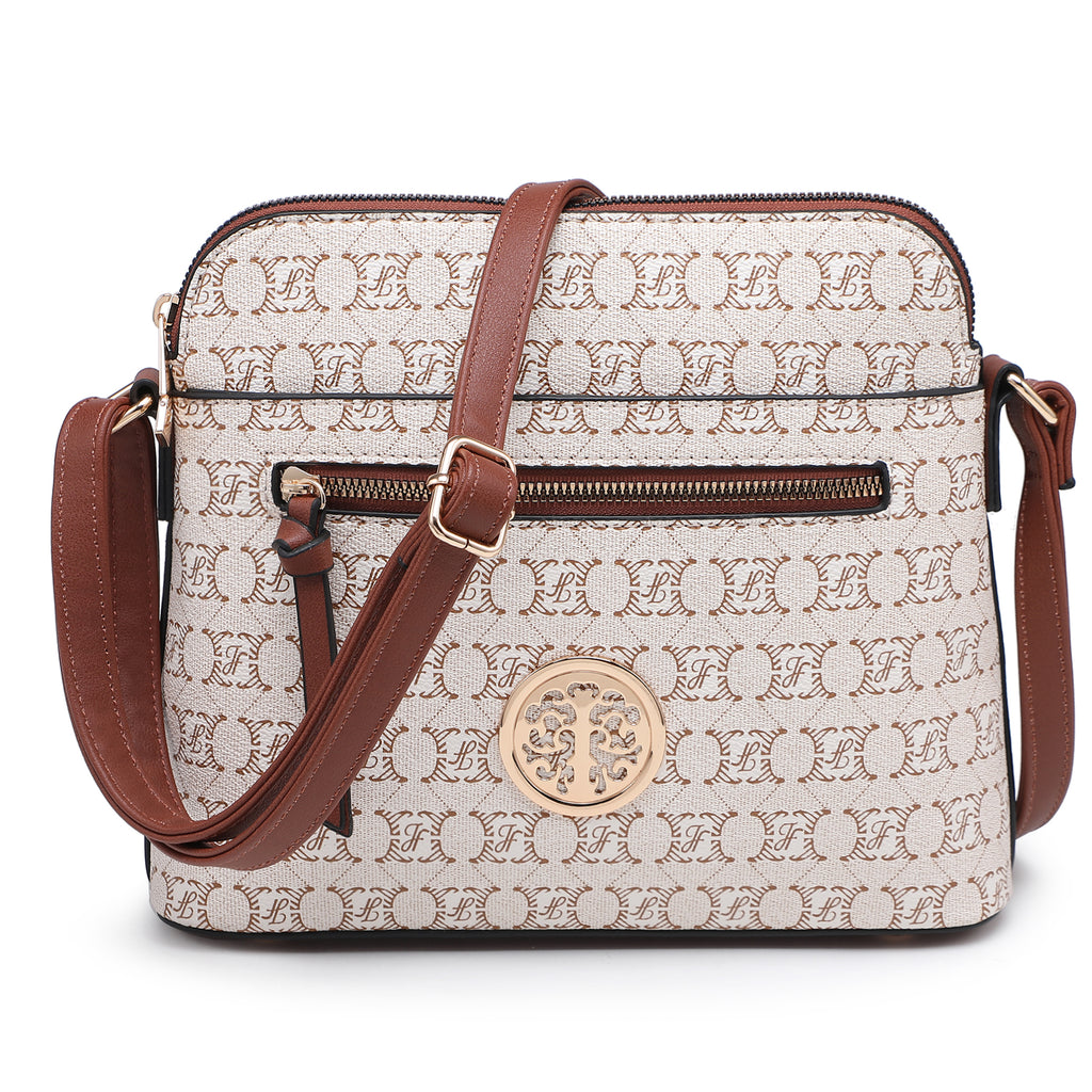 Womens Fashion Crossbody Bag Medium Shoulder Purse with Adjustable Strap Multi Pockets for Travel Daily Use