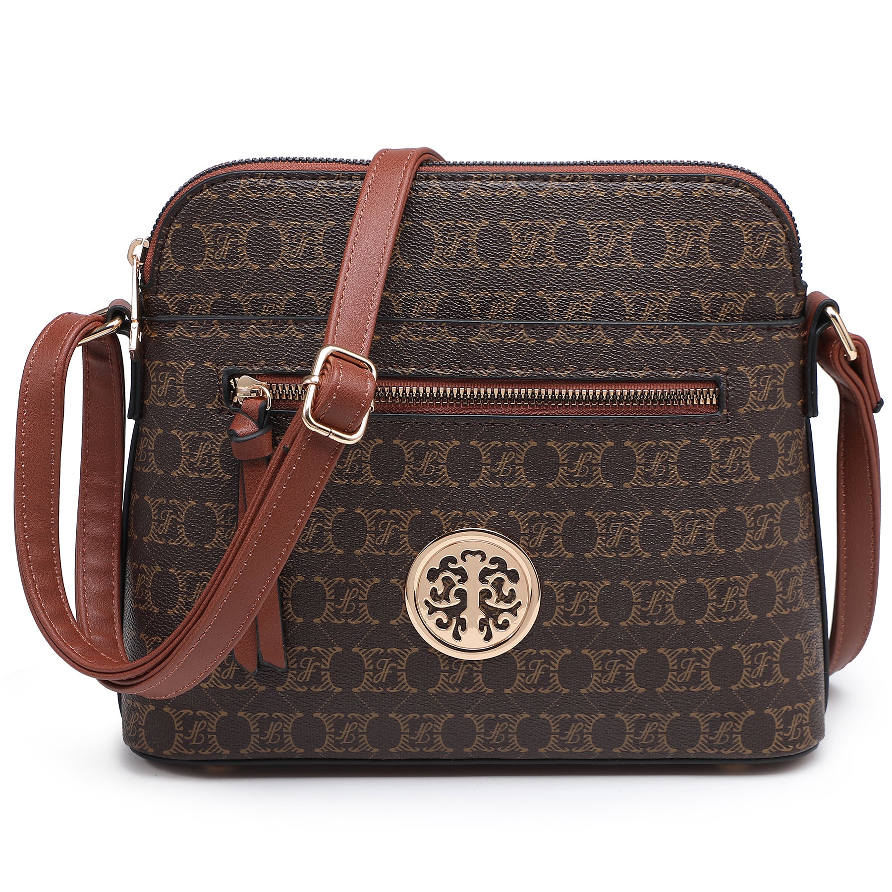 Womens Fashion Crossbody Bag Medium Shoulder Purse with Adjustable Strap Multi Pockets for Travel Daily Use