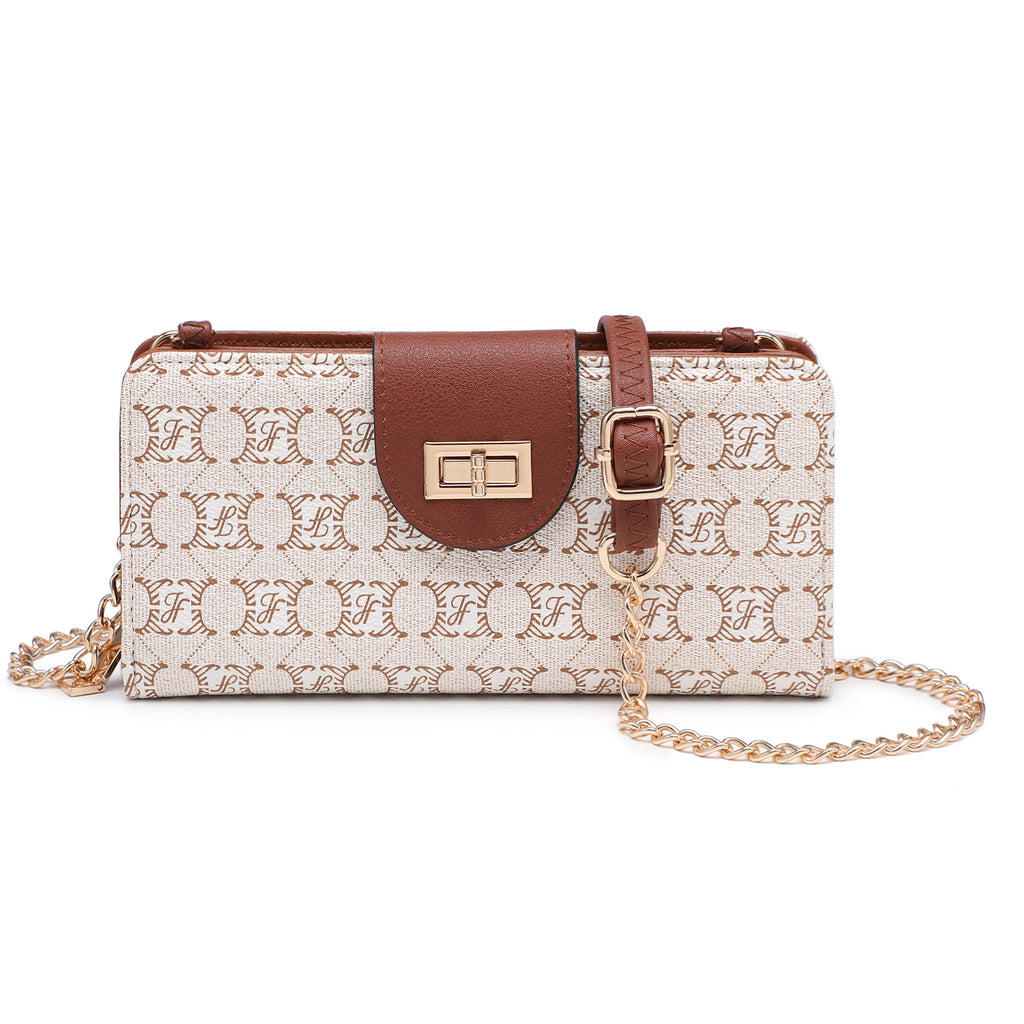 Women Fashion Small Crossbody Shoulder Bag Cell Phone Zip Wallet Purse and Handbags Clutch Credit Card Holder with Chain Strap