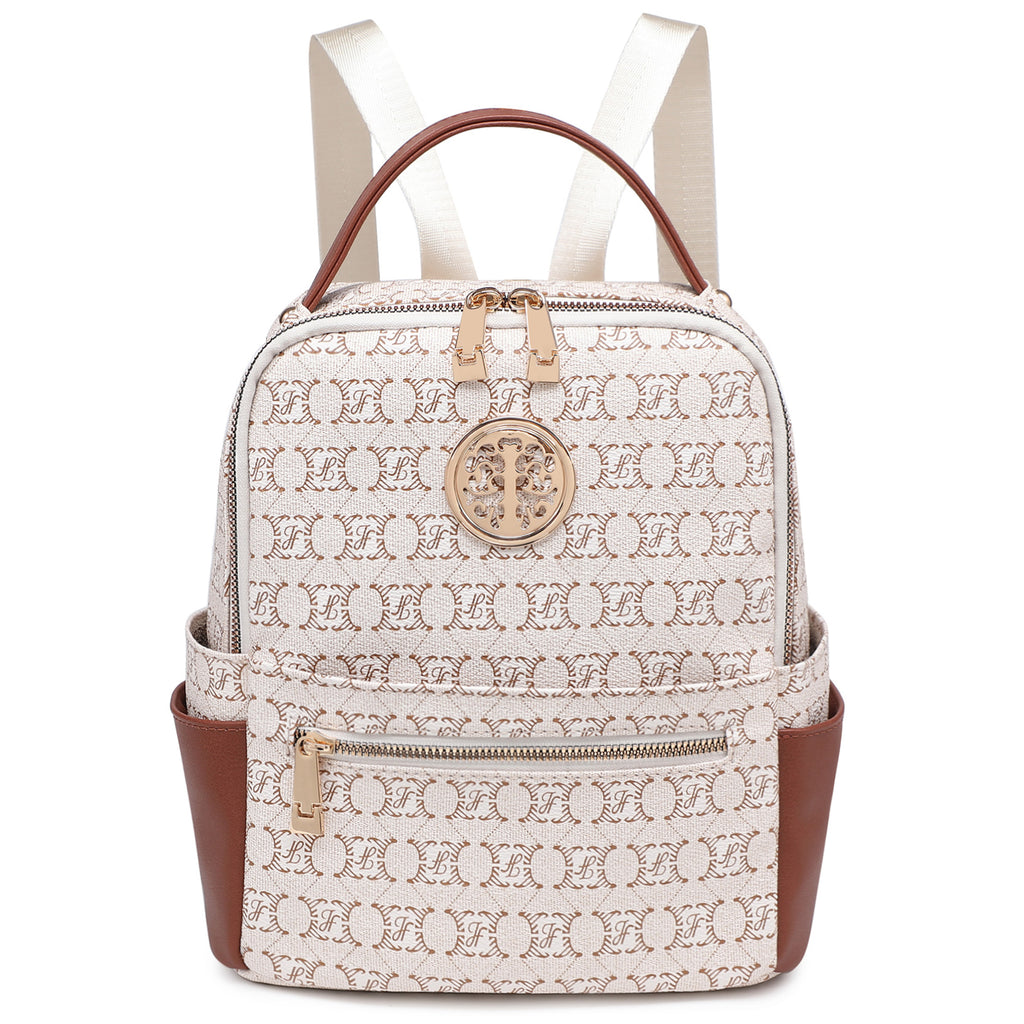 Small Backpack Purse for Ladies Women Fashion Multi Pockets Daypacks with Front Zip Pocket