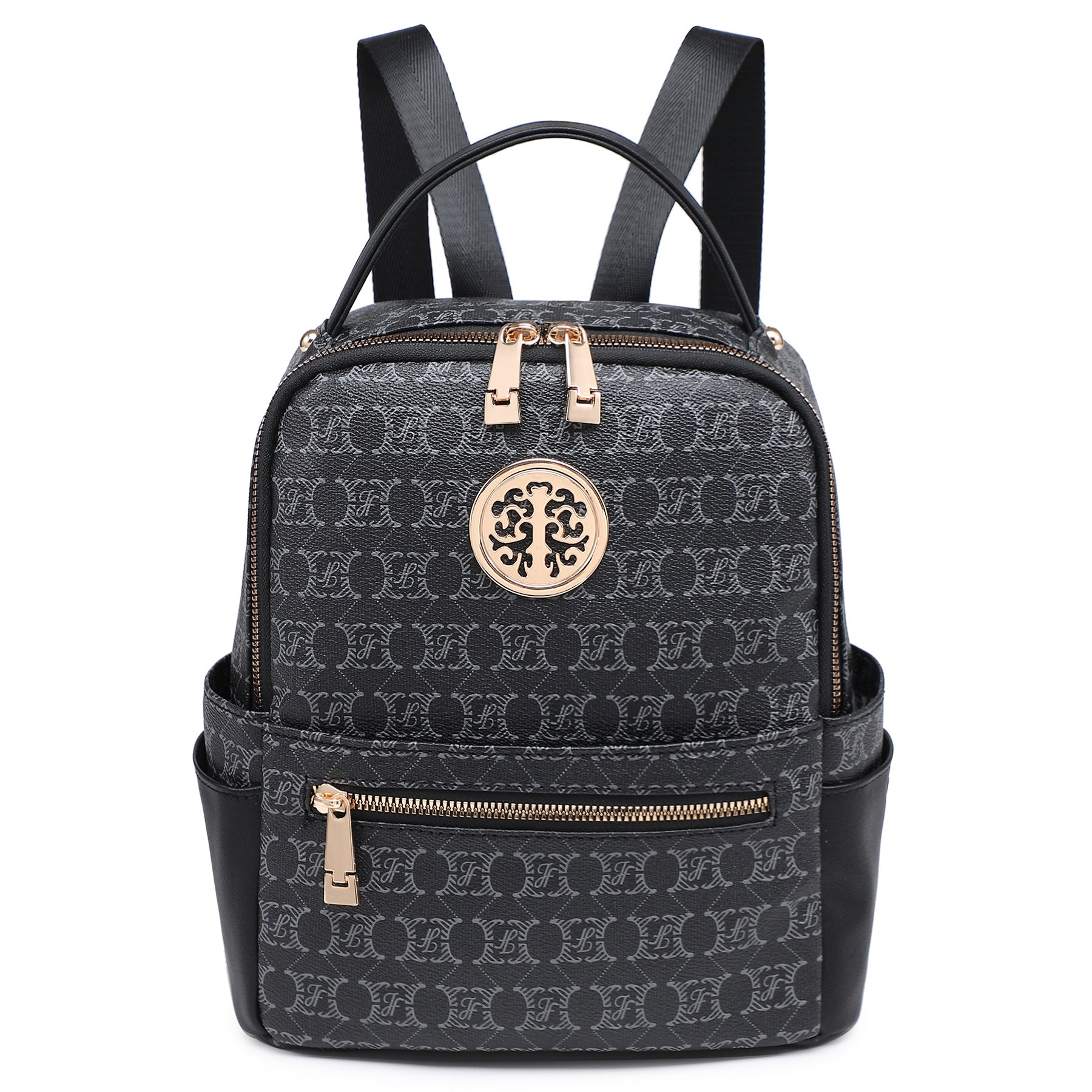 Small Backpack Purse for Ladies Women Fashion Multi Pockets Daypacks with Front Zip Pocket