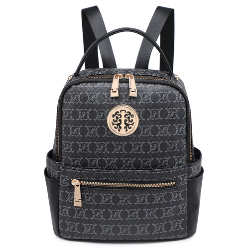 Small Backpack Purse for Ladies Women Fashion Multi Pockets Daypacks with Front Zip Pocket