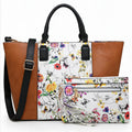Women Purses Handbags and Wallets Set Designer Top HandleTote Bag Two Tone Shoulder Bag 2pcs