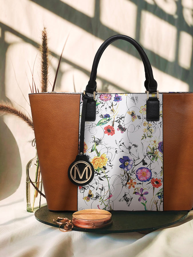 Women Purses Handbags and Wallets Set Designer Top HandleTote Bag Two Tone Shoulder Bag 2pcs